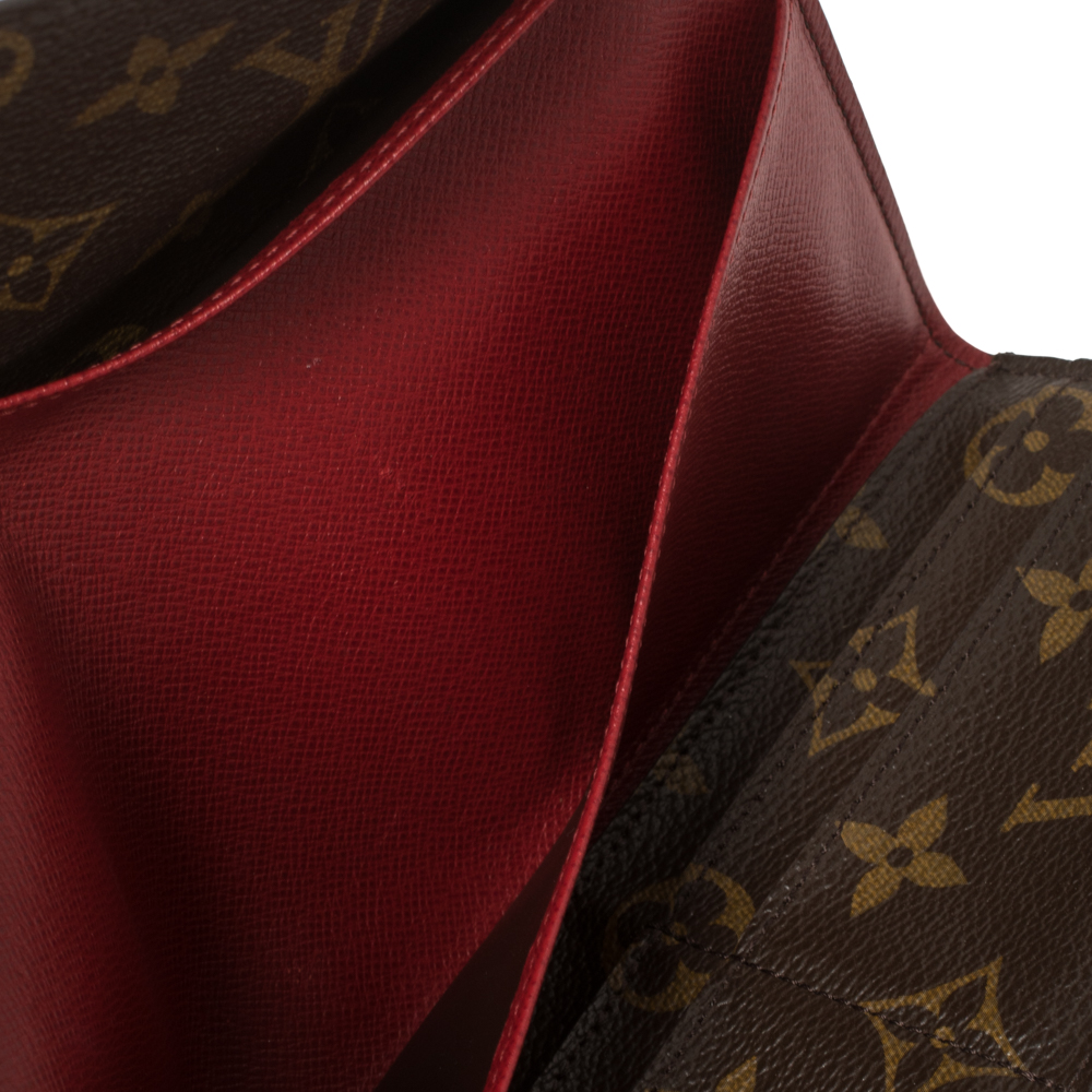 

Louis Vuitton Monogram Canvas Josephine Wallet, Brown