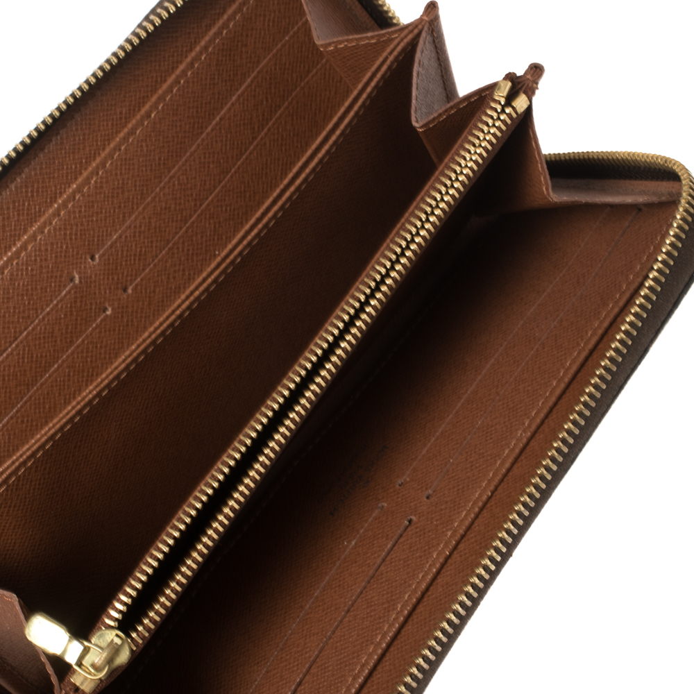 

Louis Vuitton Monogram Canvas Zippy Wallet, Brown