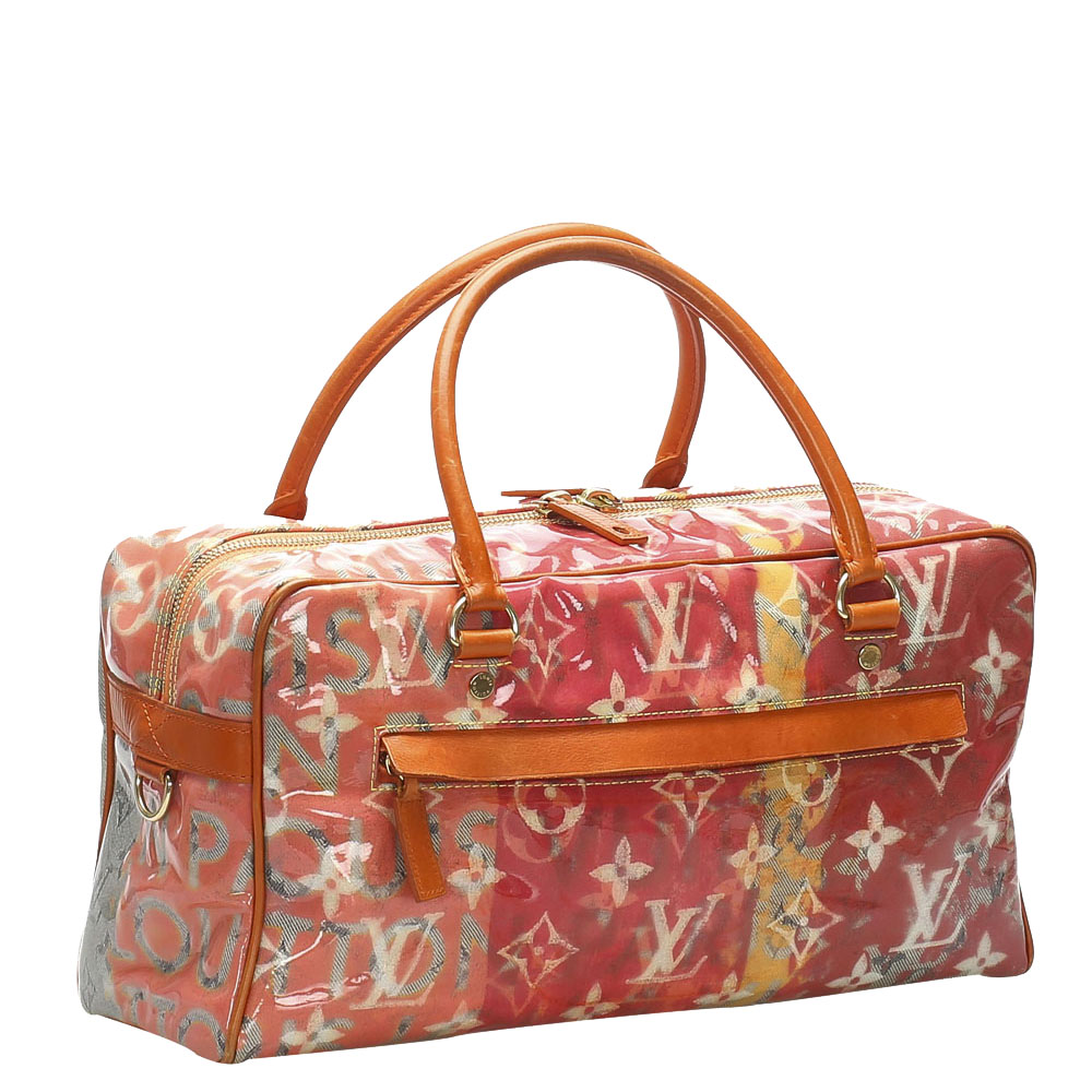 

Louis Vuitton Multicolor Abstract Printed Canvas Richard Prince Pulp Weekender PM Bag