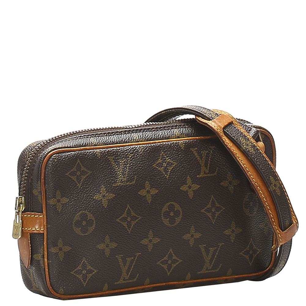

Louis Vuitton Brown Monogram Canvas Marly Bandouliere Bag