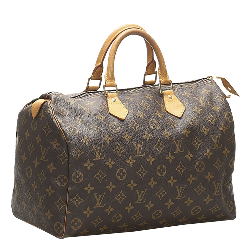 

Louis Vuitton Brown Monogram Canvas Speedy 35 Bag