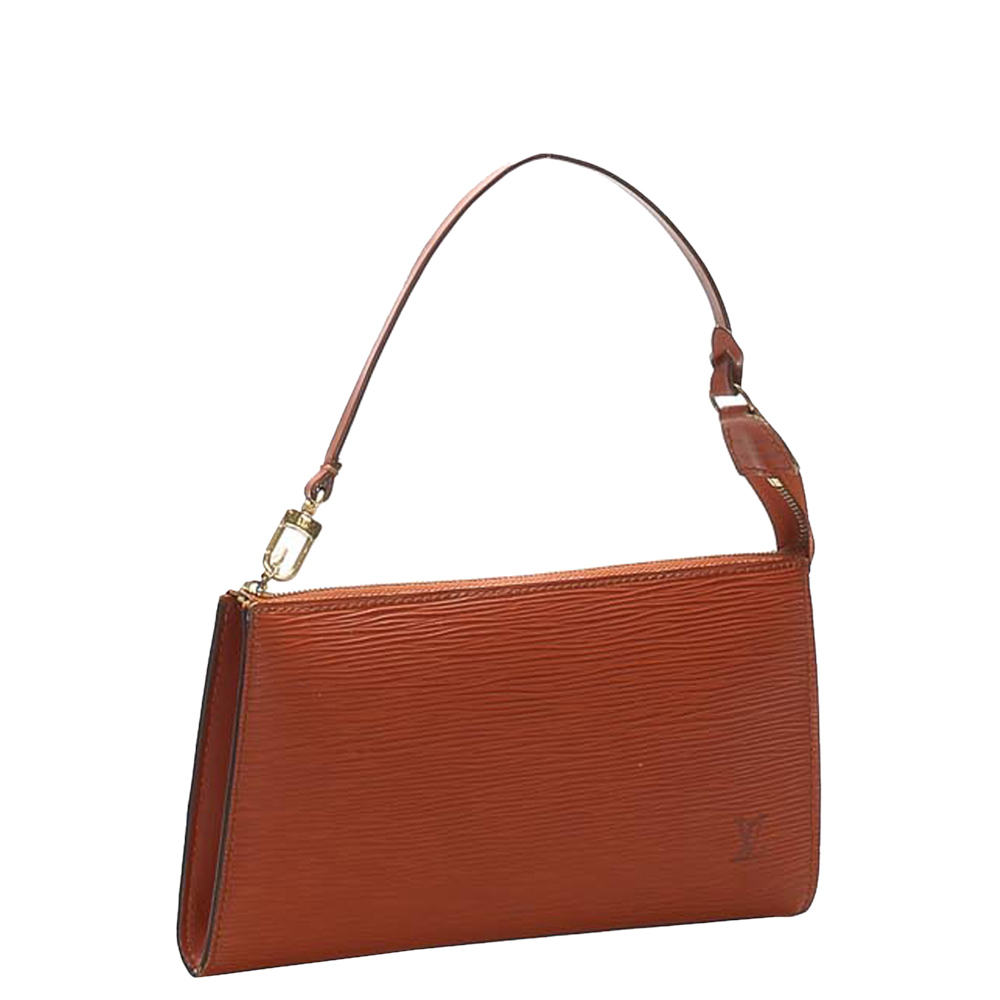 

Louis Vuitton Brown Epi Leather Pochette Accessoires