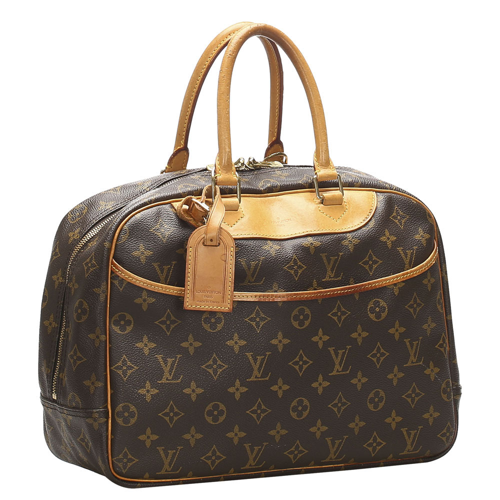 

Louis Vuitton Brown Monogram Canvas Deauville bag