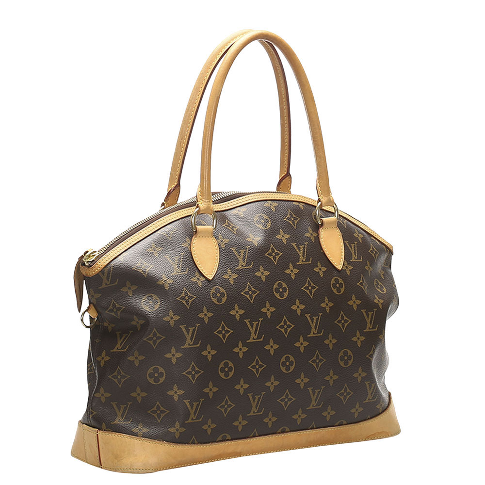 

Louis Vuitton Brown Monogram Canvas Lockit Horizontal bag