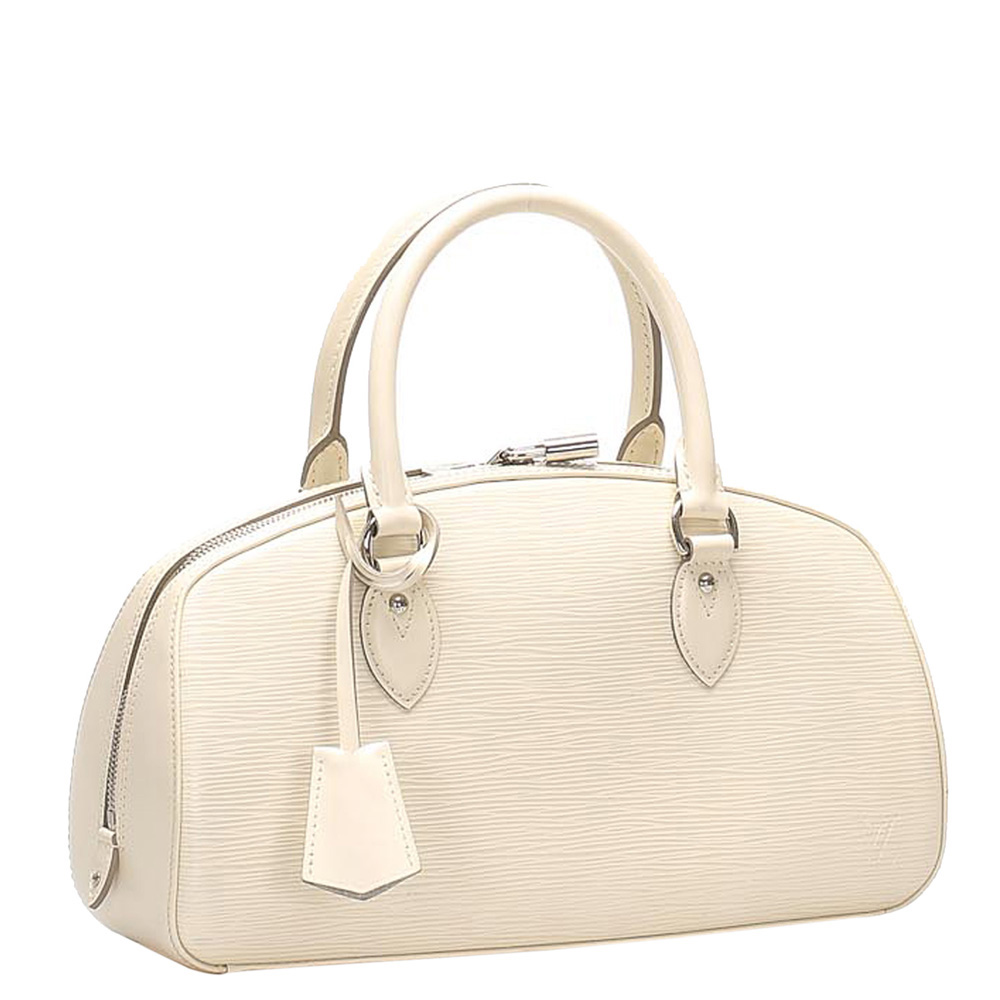 

Louis Vuitton White Epi Leather Jasmine Bag