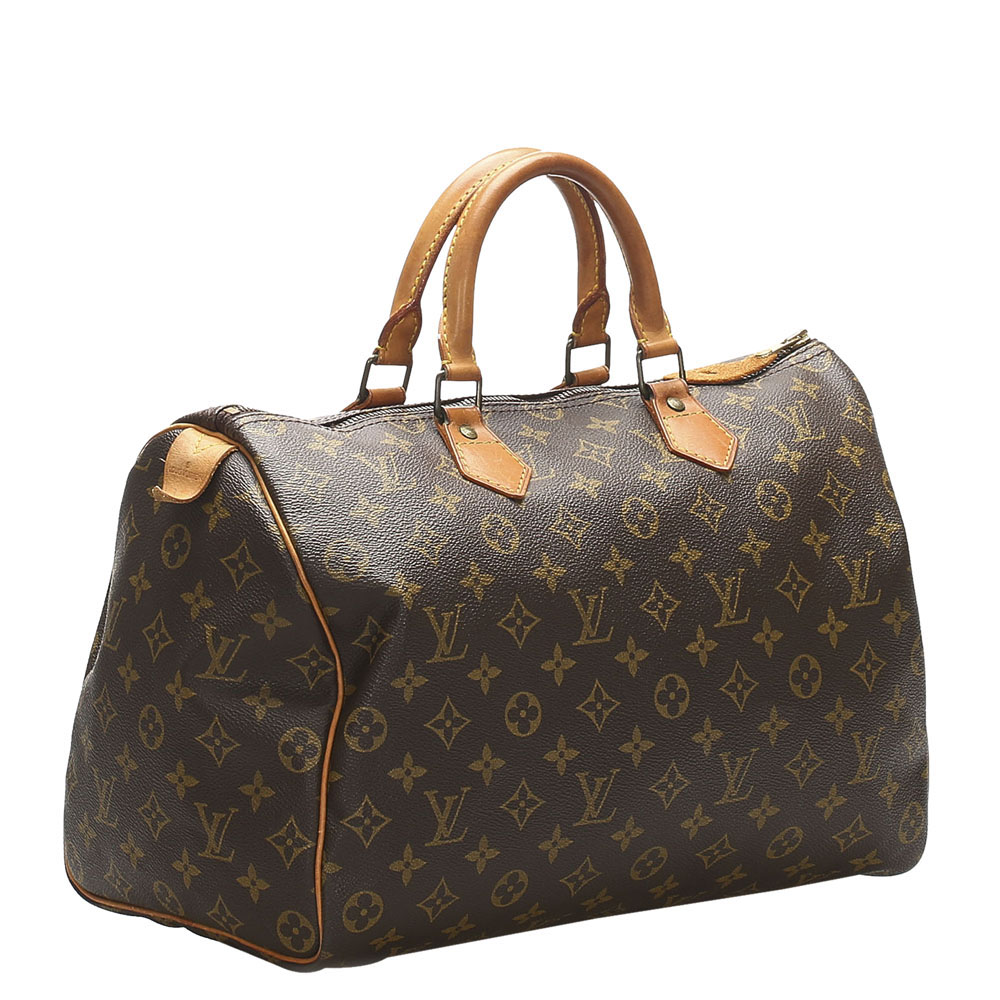 

Louis Vuitton Monogram Canvas Speedy 35 bag, Brown