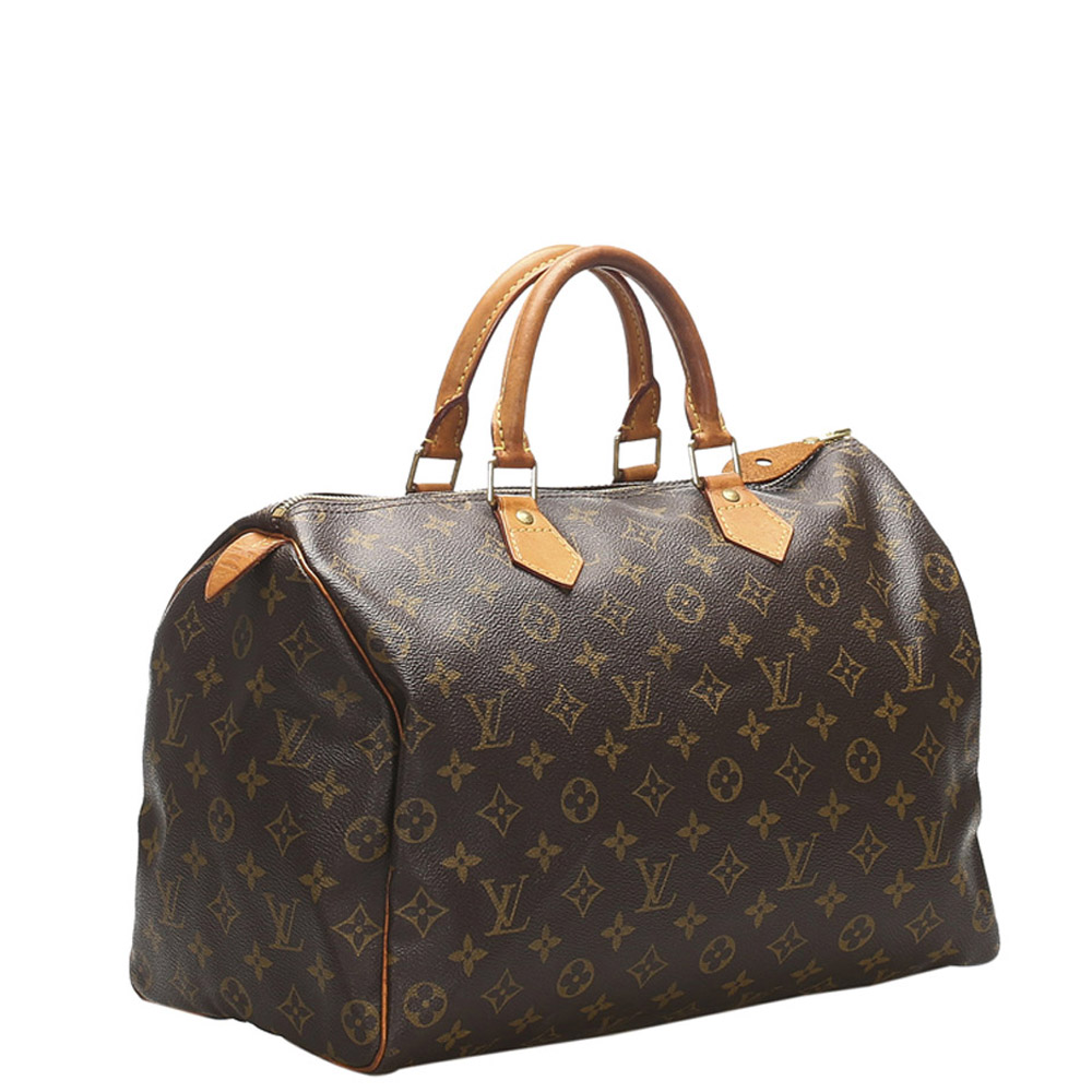 

Louis Vuitton Monogram Canvas Speedy 35 bag, Brown