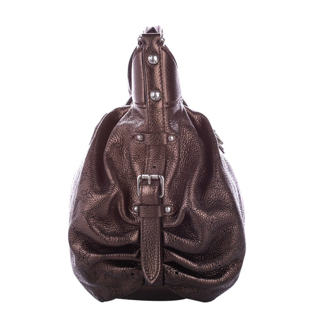 

Louis Vuitton Brown Mahina Leather Solar PM Bag