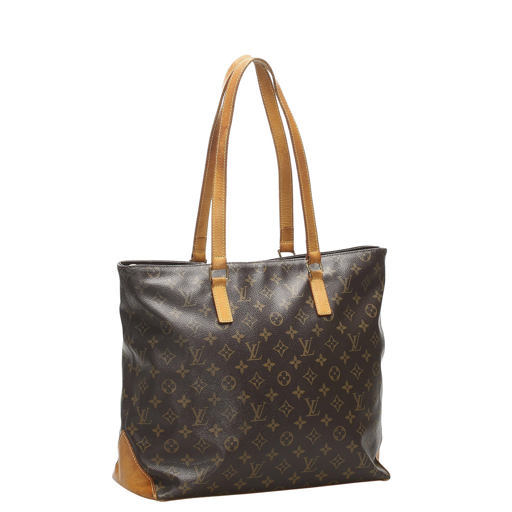 

Louis Vuitton Brown Monogram Canvas Cabas Mezzo Bag