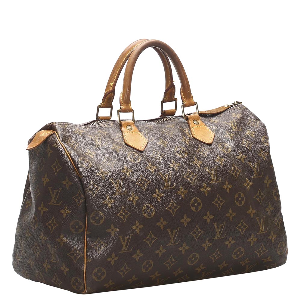 

Louis Vuitton Brown Monogram Canvas Speedy 35 Bag