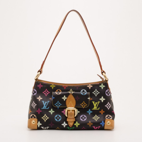 مملوكة مسبقًا Louis Vuitton Monogram Multicolore Black Eliza Shoulder Handbag