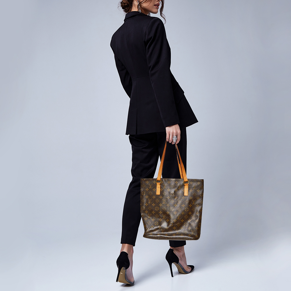 

Louis Vuitton Monogram Canvas and Leather Cabas Piano Bag, Brown