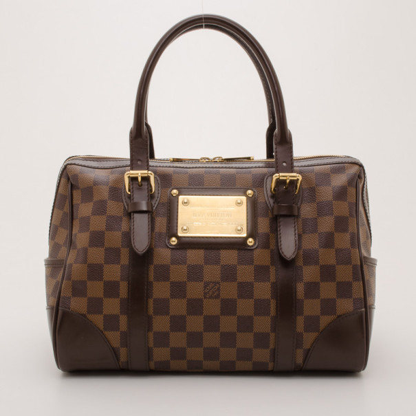 Pre Owned Louis Vuitton Damier Ebene Berkeley Satchel