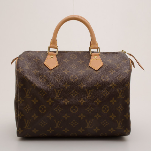 Pre Owned Louis Vuitton Monogram Speedy 30