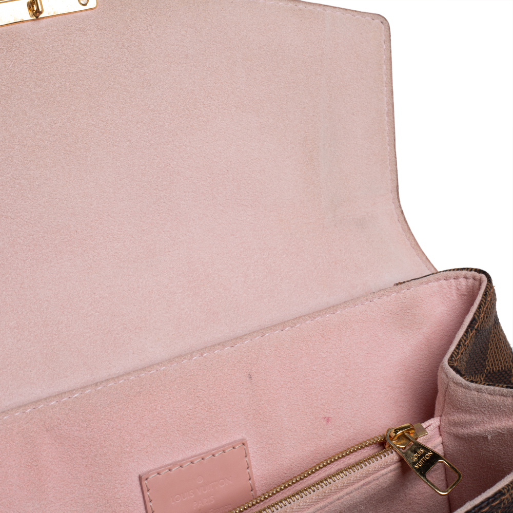 Caissa wool handbag Louis Vuitton Brown in Wool - 32477705