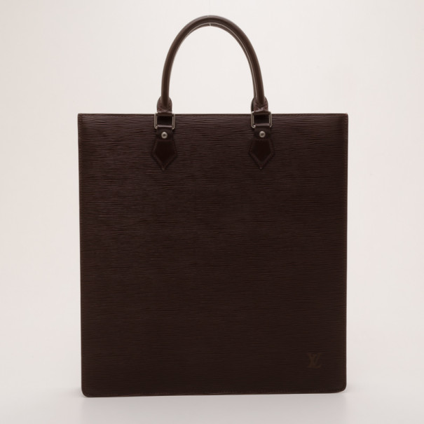 مملوكة مسبقًا Louis Vuitton Dark Brown Epi Leather Sac Plat Tote