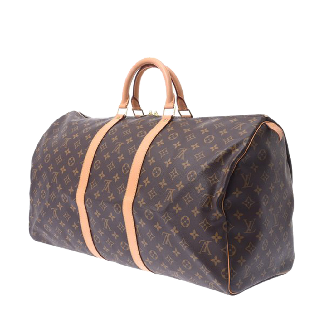 

Louis Vuitton Brown Monogram Canvas Keepall 55 Bag