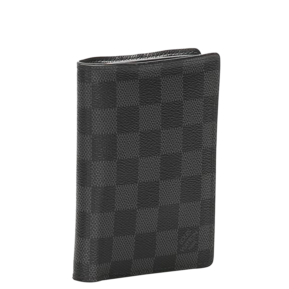 

Louis Vuitton Black/Grey Damier Graphite Canvas Marco Wallet