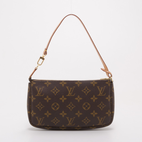 Pre Owned Louis Vuitton Monogram Pochette Accessories Shoulder Bag 