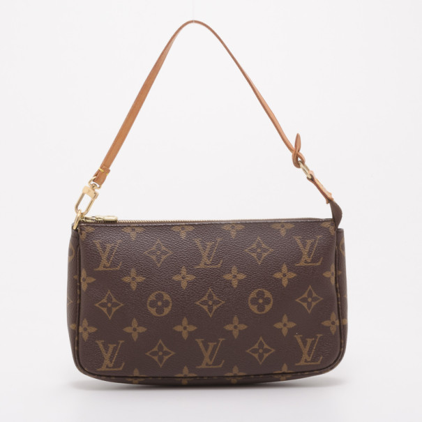 Pre Owned Louis Vuitton Monogram Pochette Accessories Shoulder Bag