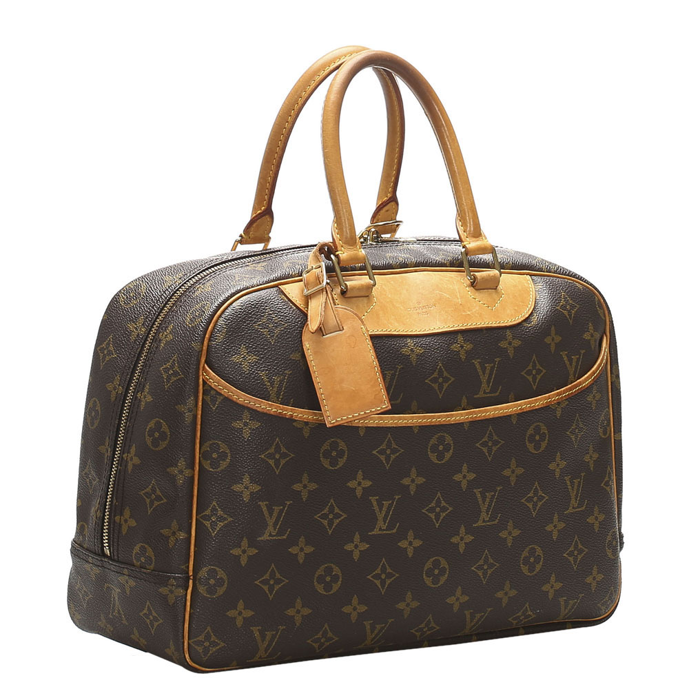 

Louis Vuitton Brown Monogram Canvas Deauville Bag