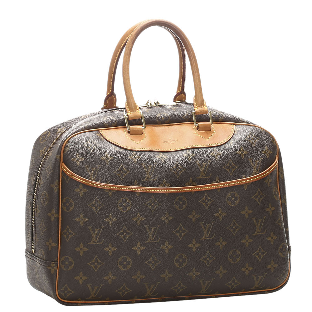 

Louis Vuitton Brown Monogram Canvas Deauville Bag