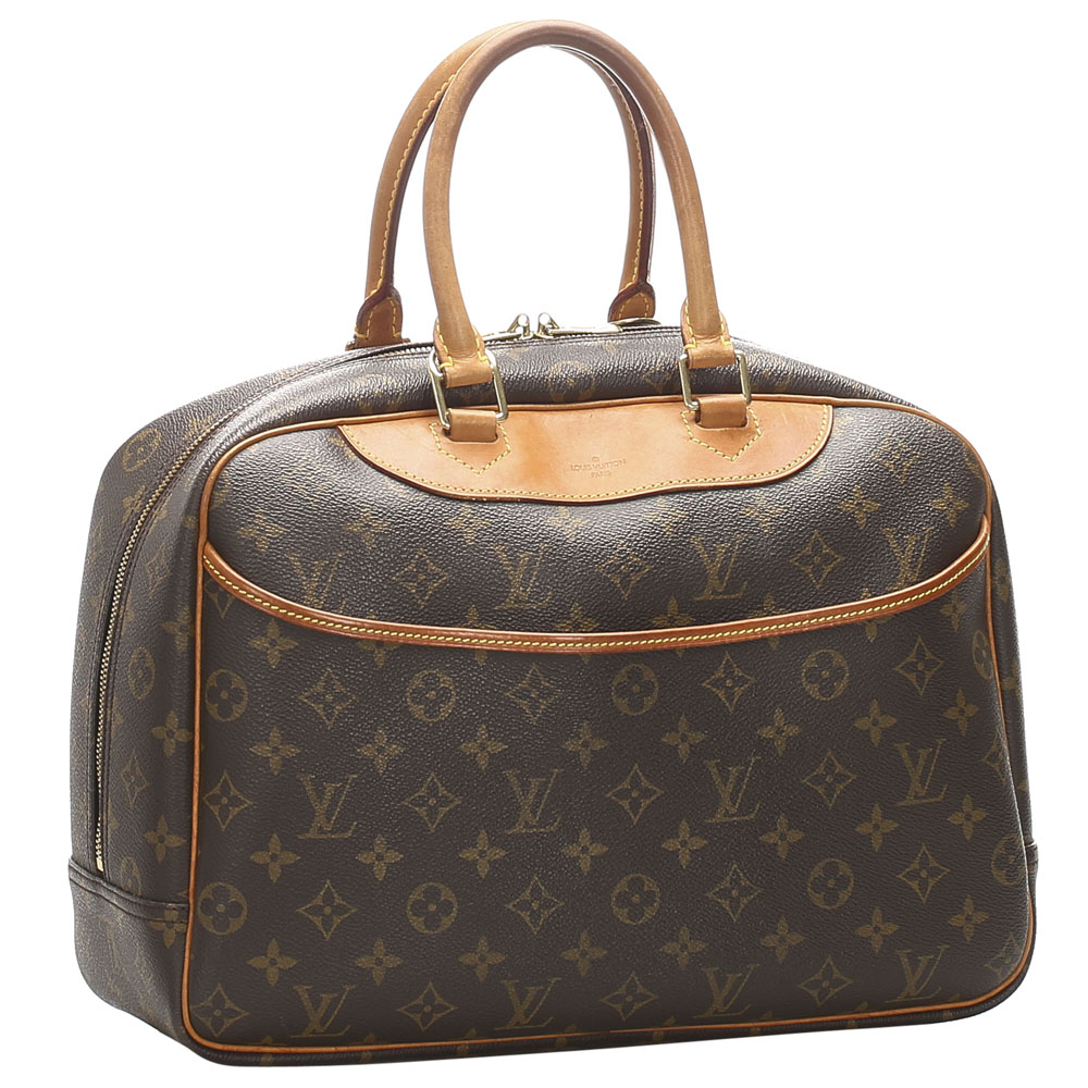 

Louis Vuitton Brown Monogram Canvas Deauville Bag
