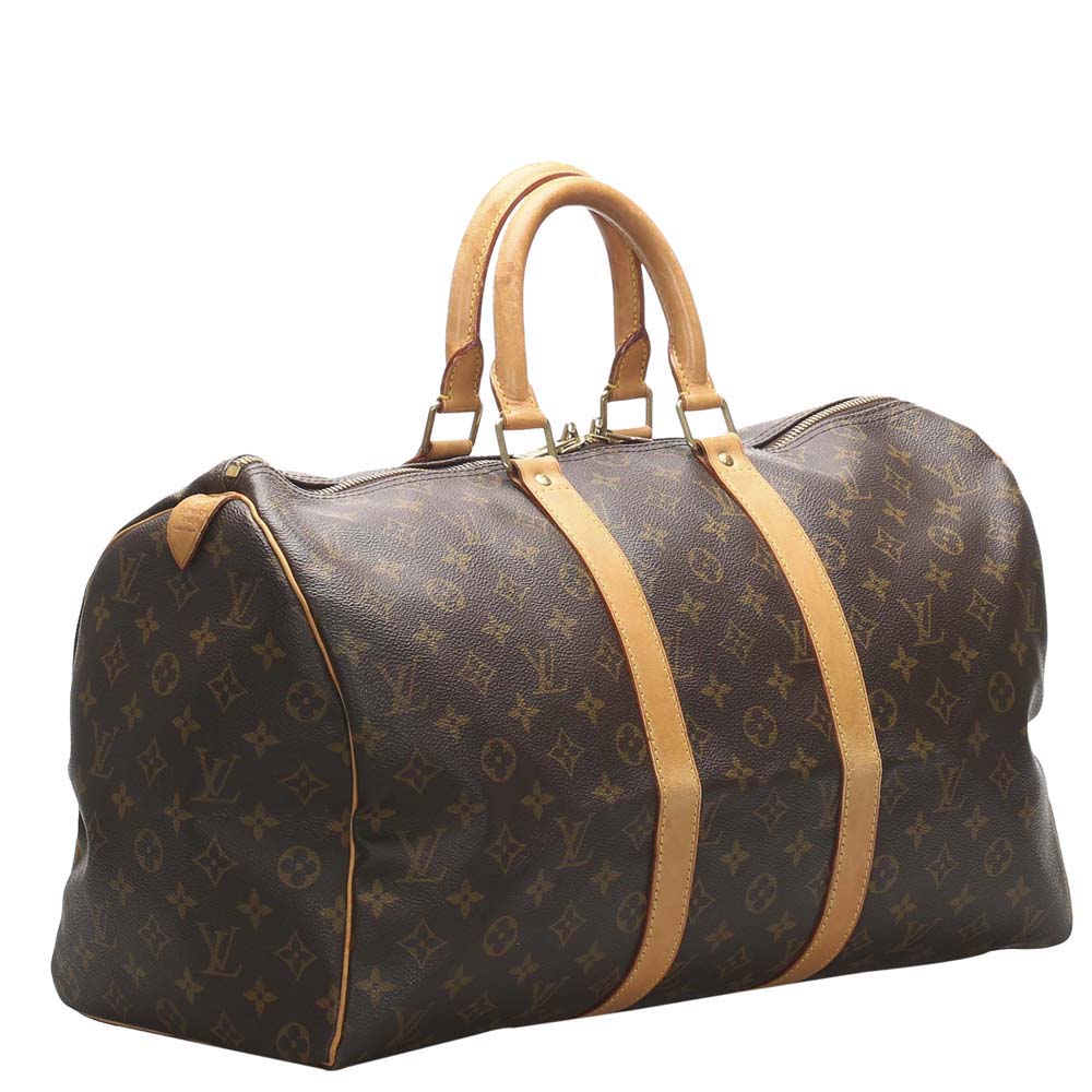 

Louis Vuitton Brown Monogram Canvas Keepall 45 Bag