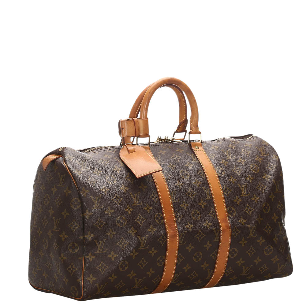 

Louis Vuitton Brown Monogram Canvas Keepall 45 Bag