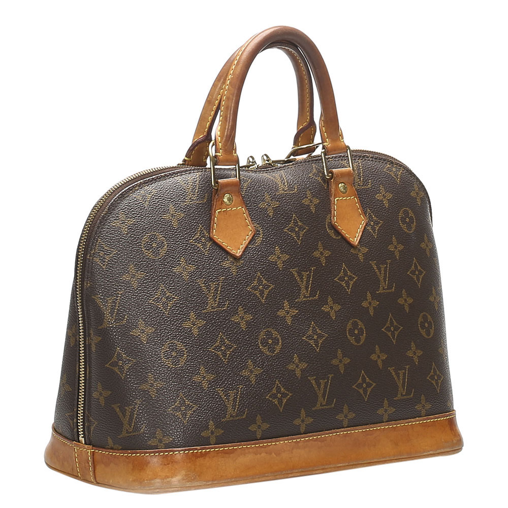 

Louis Vuitton Brown Monogram Canvas Alma PM bag