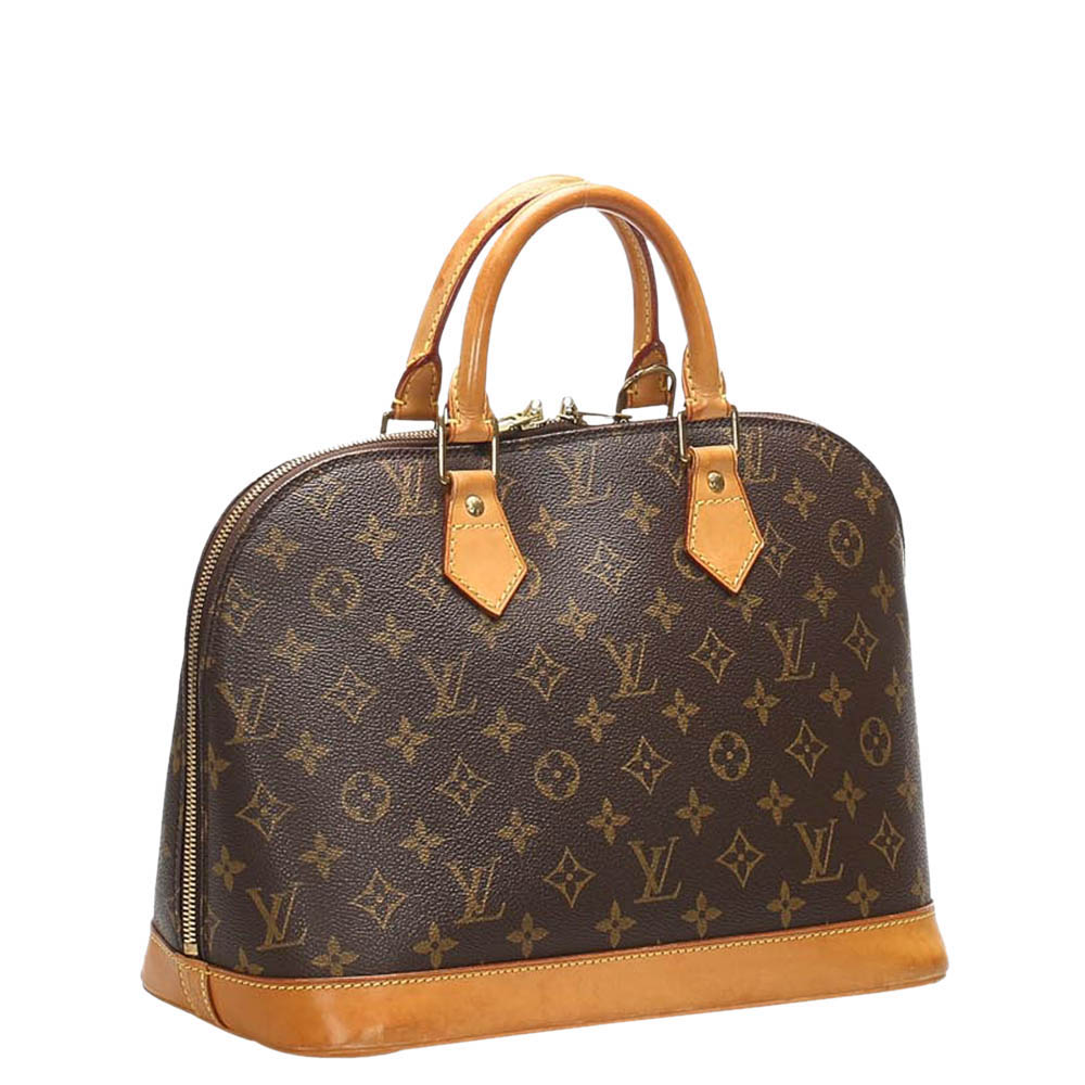 

Louis Vuitton Brown Monogram Canvas Alma PM bag