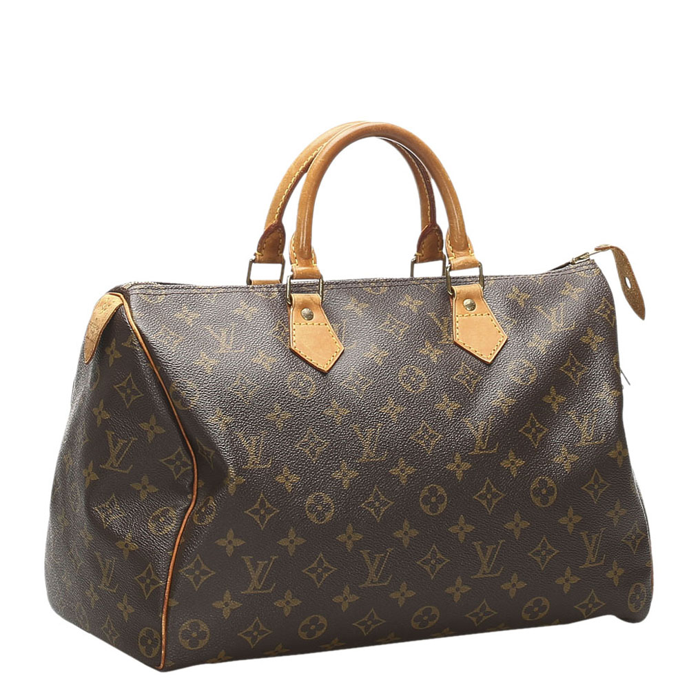 

Louis Vuitton Brown Monogram Canvas Speedy 35 Bag