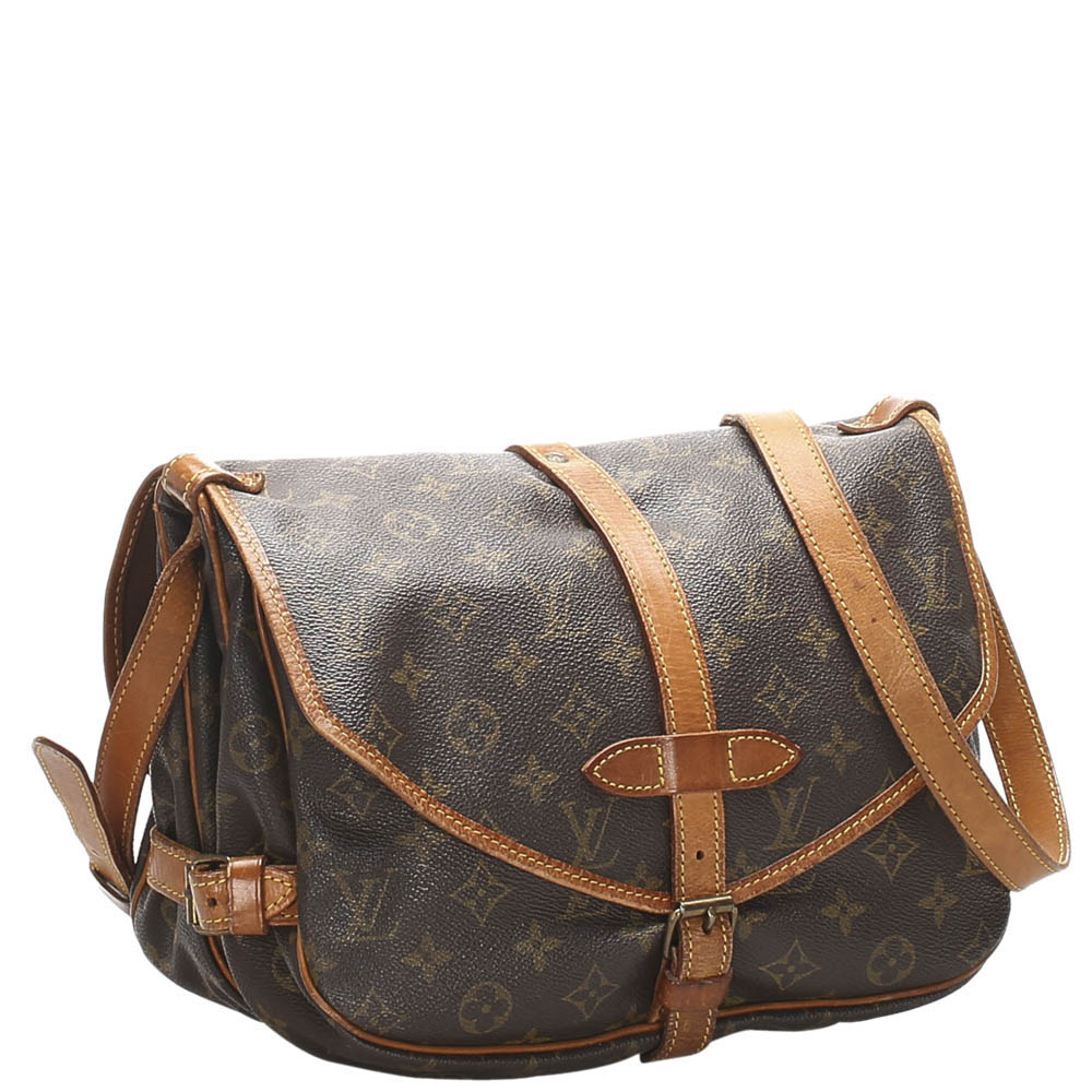 

Louis Vuitton Brown Monogram Canvas Saumur 30 Bag