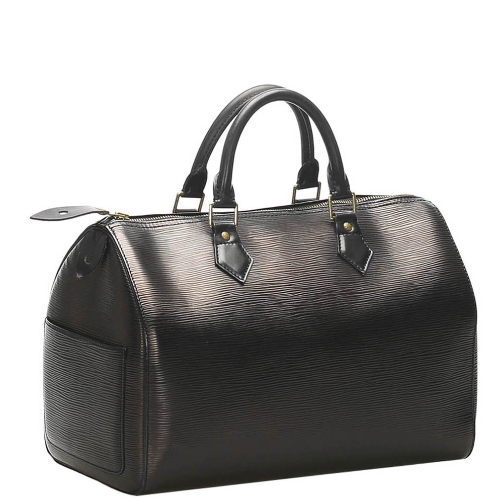 

Louis Vuitton Black Epi Leather Speedy 30 Bag