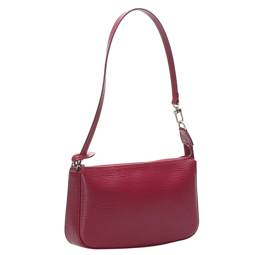 

Louis Vuitton Red Epi Leather Pochette Accessoires NM Bag
