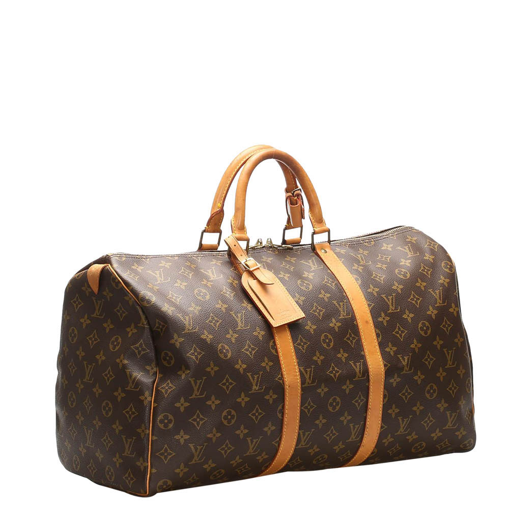 

Louis Vuitton Brown Monogram Canvas Keepall 50 Bag