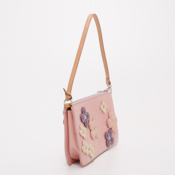 Louis Vuitton // Pink Lexington Fleurs Pochette – VSP Consignment