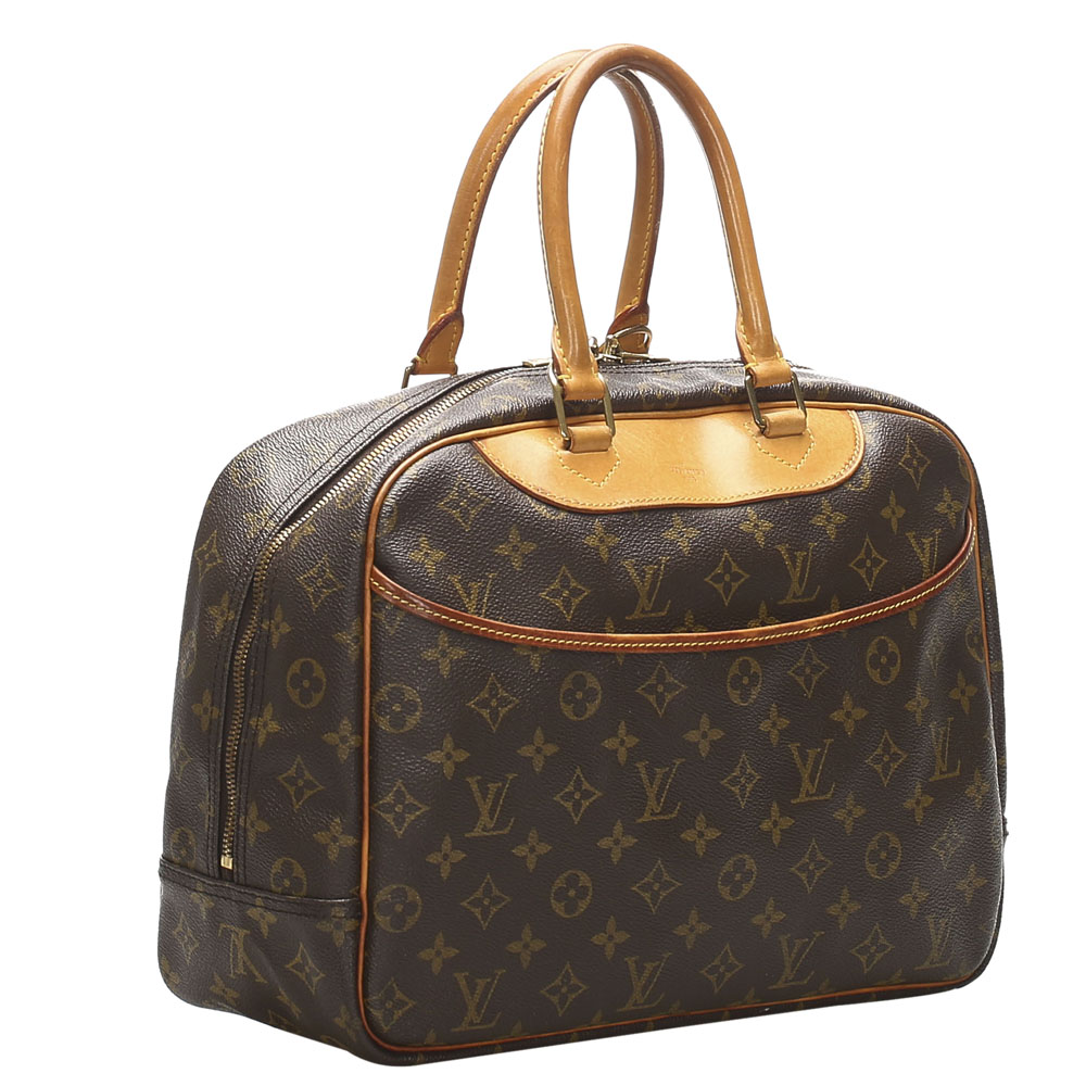 

Louis Vuitton Brown Monogram Canvas Deauville Bag