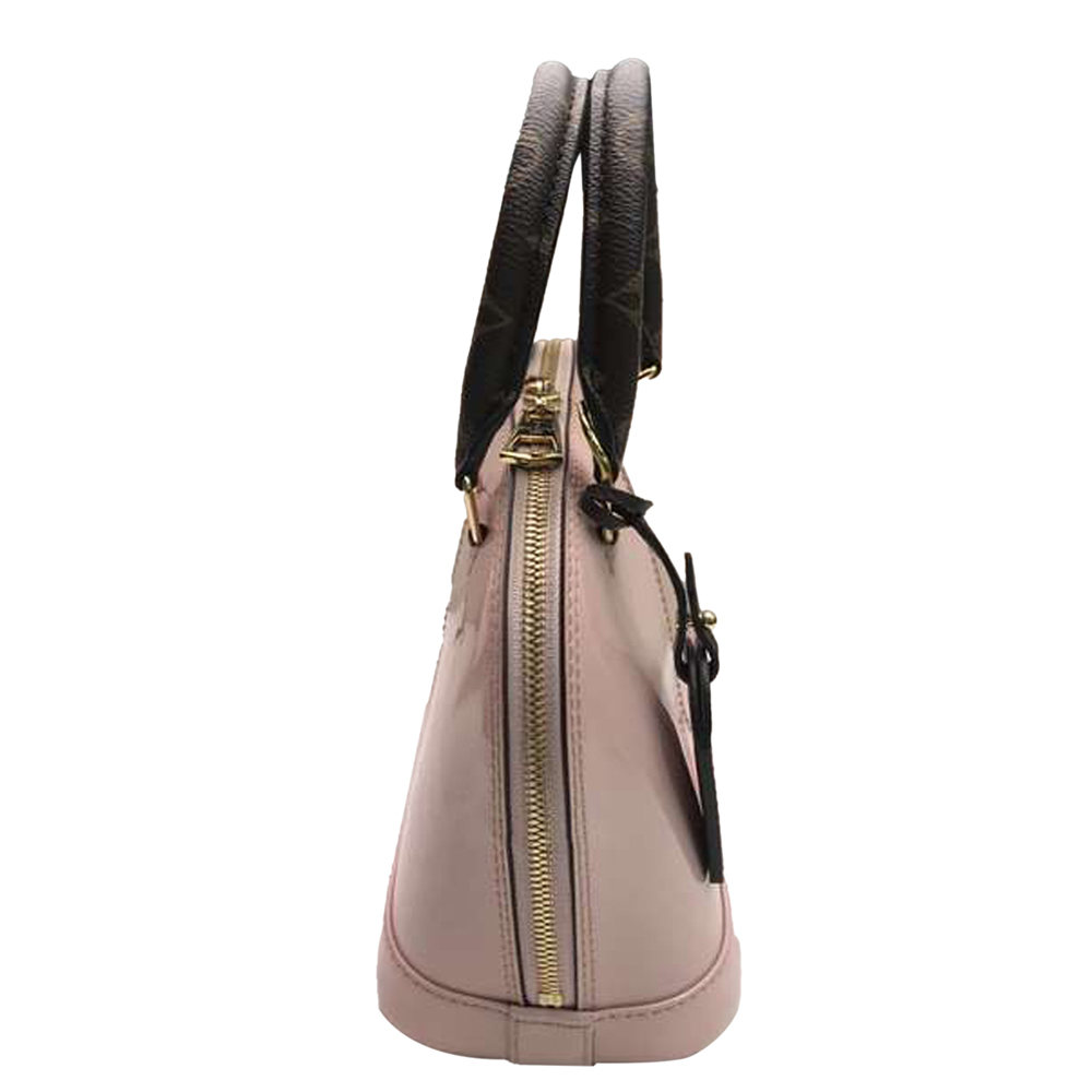 

Louis Vuitton Pink Monogram Vernis Mirior Alma BB Bag