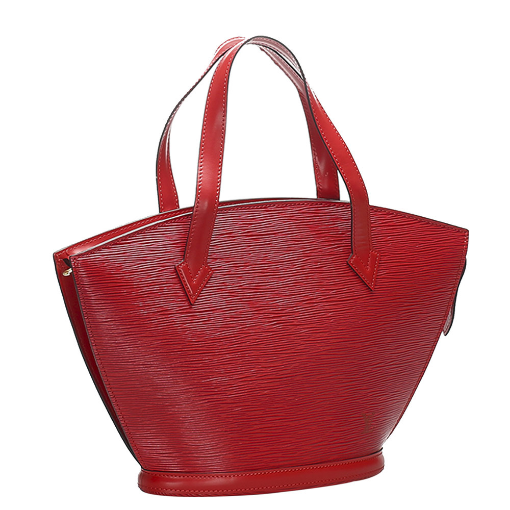 

Louis Vuitton Red Epi Leather Saint Jacques Short Strap PM Bag
