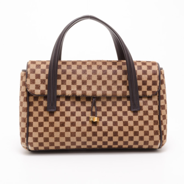 مملوكة مسبقًا Louis Vuitton Damier Sauvage Ltd. Ed. Lionne Satchel