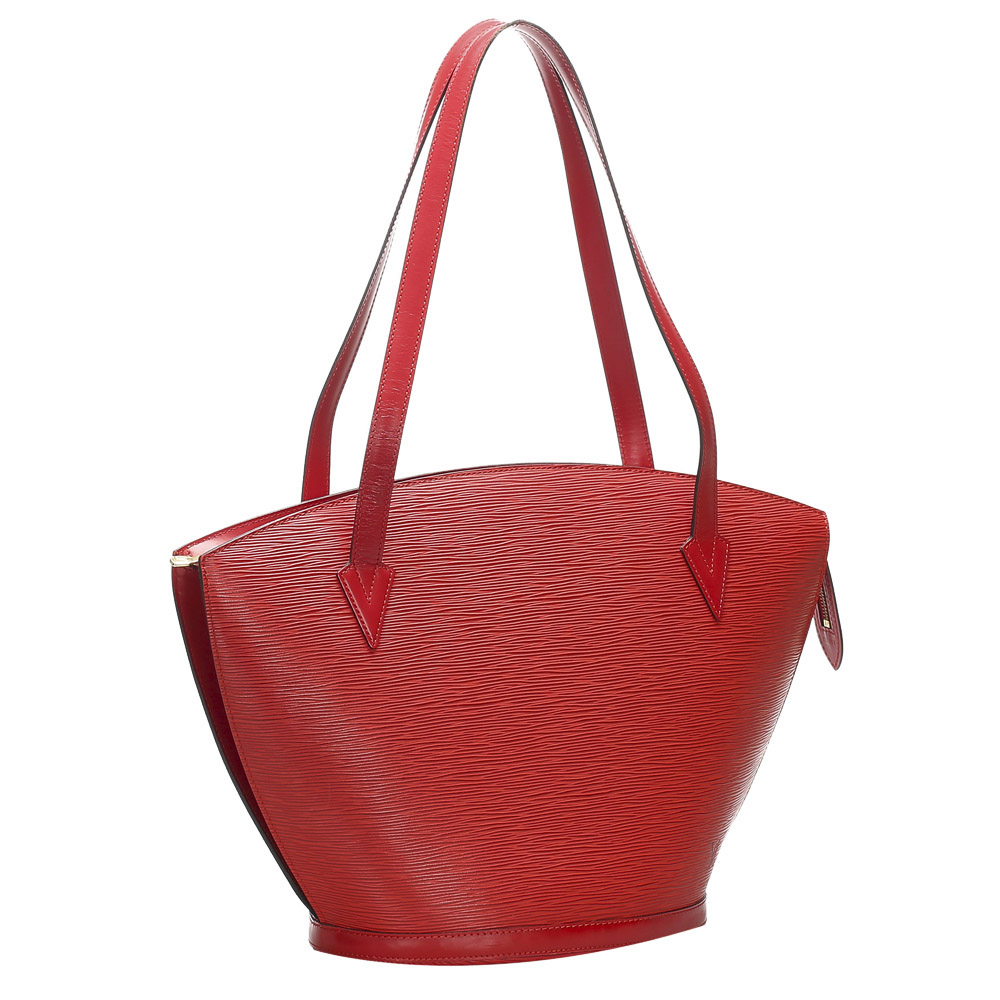 

Louis Vuitton Red Epi Leather Saint Jacques Long Strap GM Bag