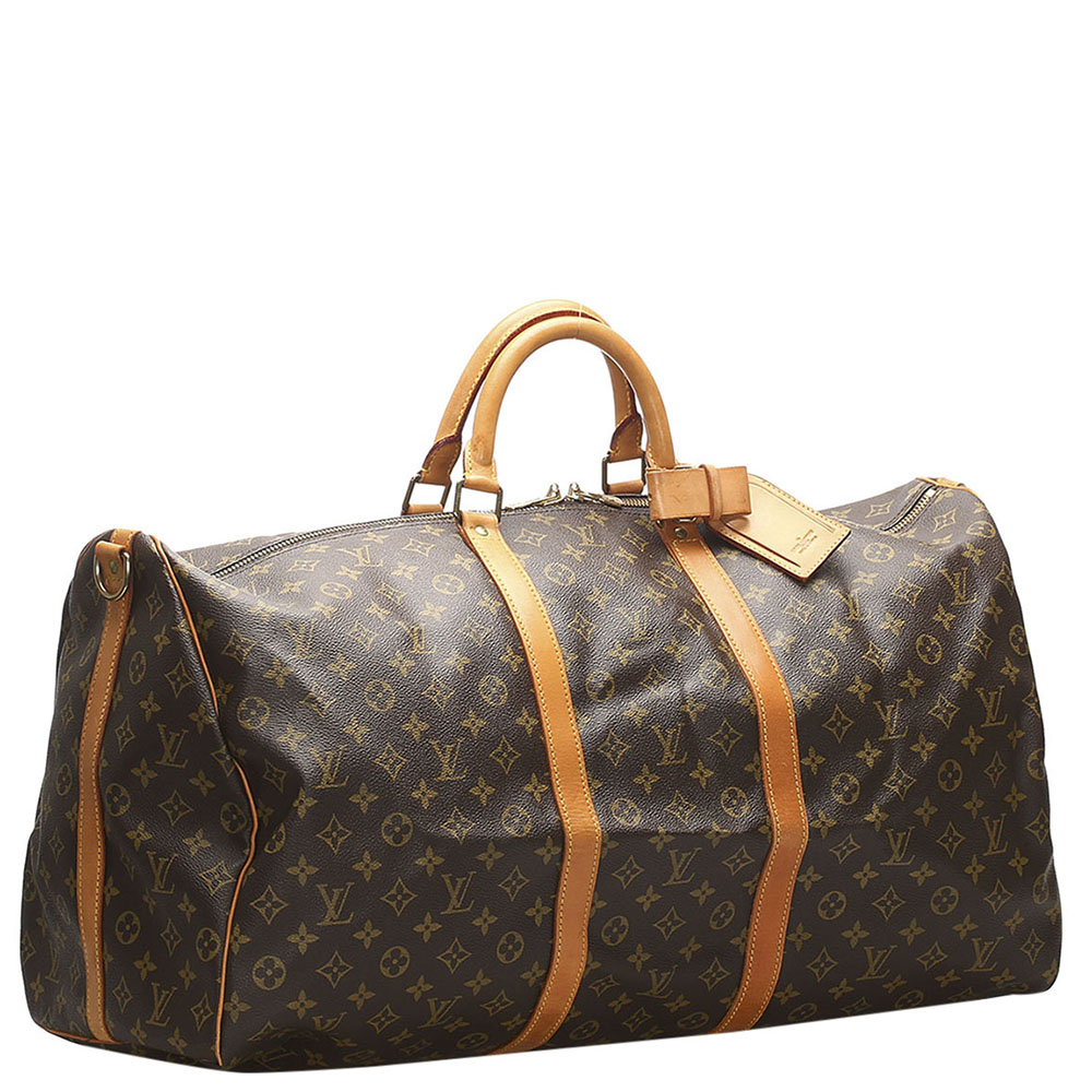 

Louis Vuitton Brown Monogram Canvas Keepall Bandouliere 60 Bag