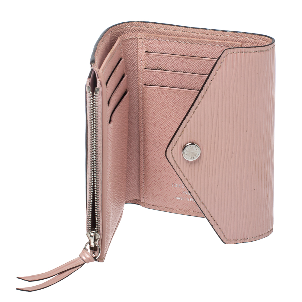 

Louis Vuitton Rose Ballerine Epi Leather Victorine Wallet, Pink