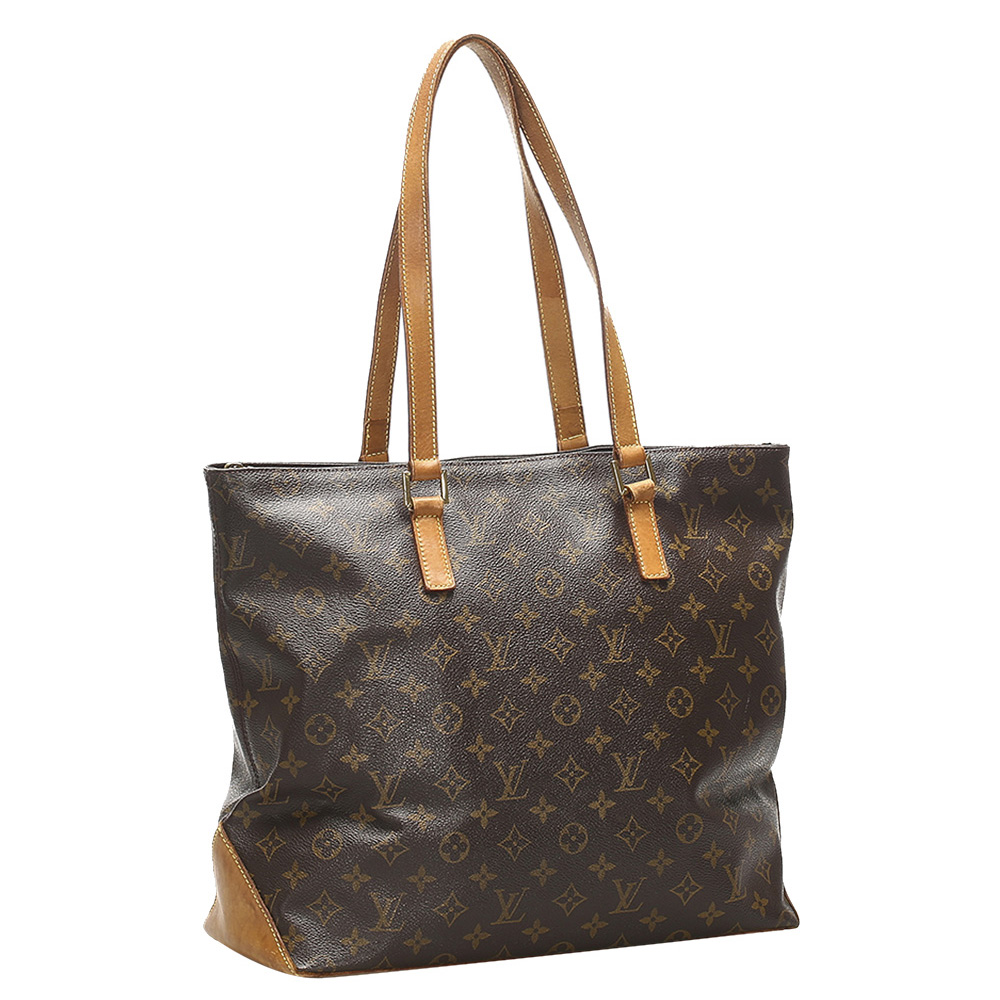 

Louis Vuitton Brown Monogram Canvas Cabas Mezzo Bag