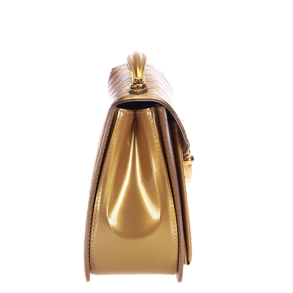 

Louis Vuitton Gold Monogram Vernis Miranda Bag