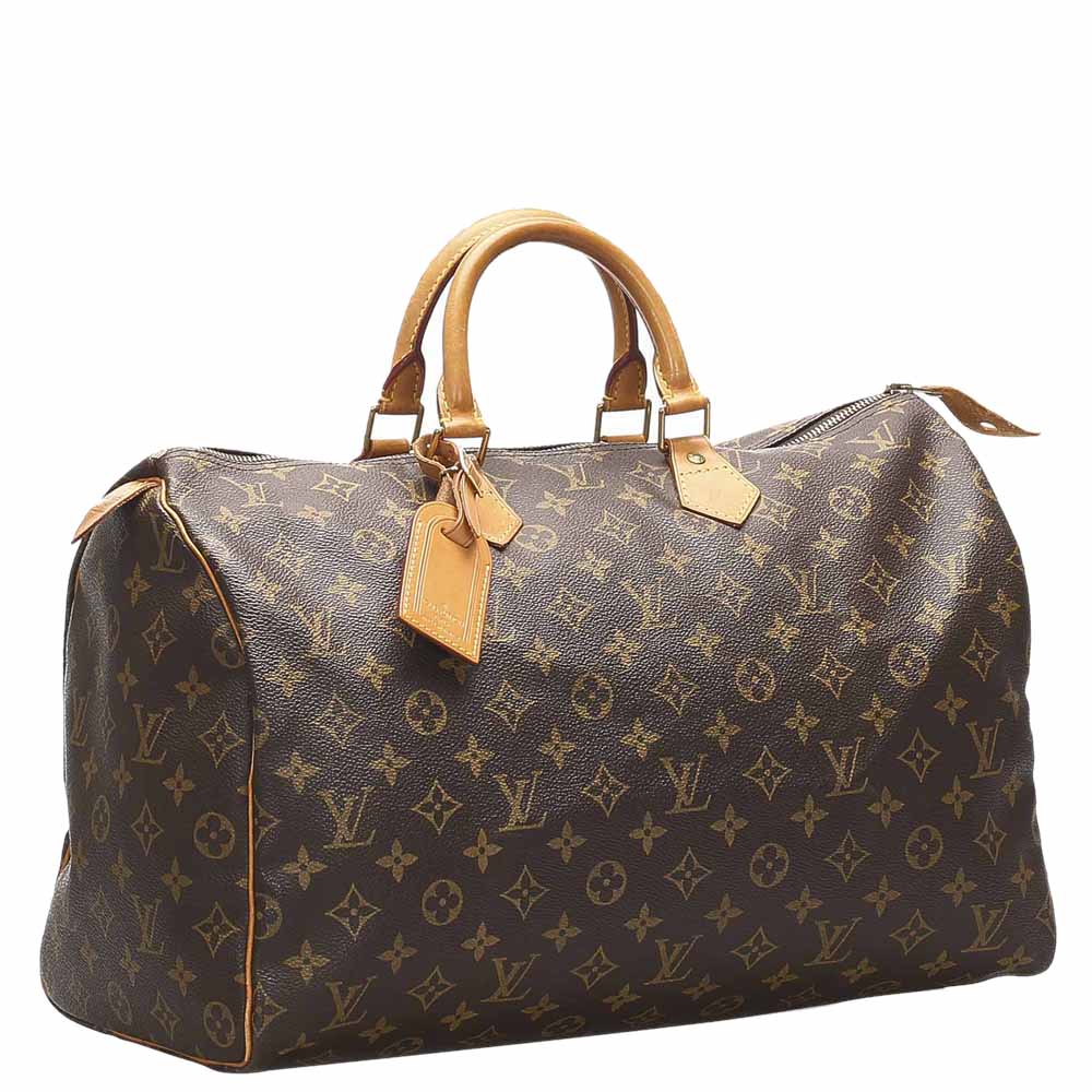 

Louis Vuitton Brown Monogram Canvas Speedy 40 Bag