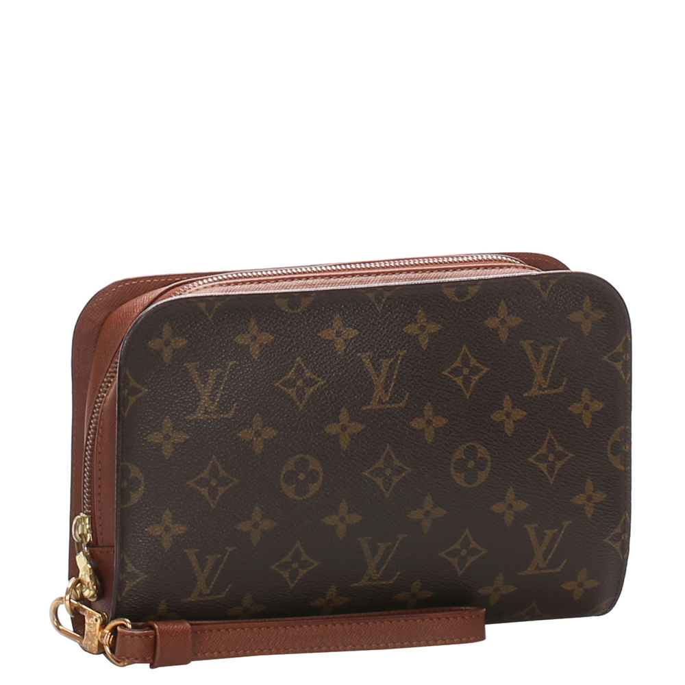 

Louis Vuitton Brown Monogram Canvas Pochette Orsay Bag
