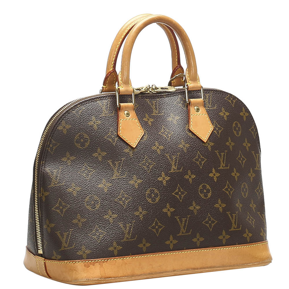 

Louis Vuitton Brown Monogram Canvas Alma PM Bag