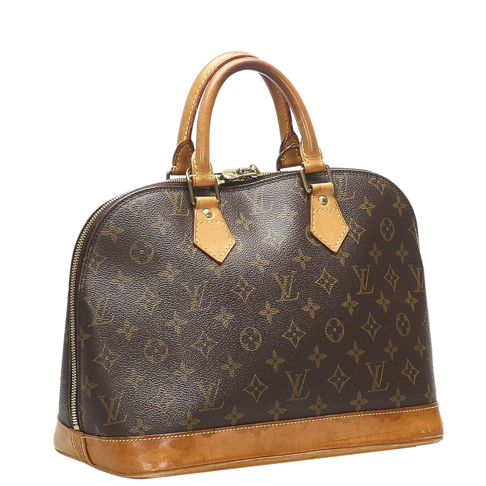 

Louis Vuitton Brown Monogram Canvas Alma PM Bag